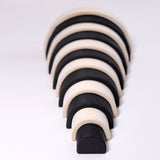 GRIMM'S 12 Piece Rainbow Large Monochrome / Tunnel - playhao - Toy Shop Singapore