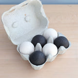 GRIMM'S Balls Monochrome / 6 Wooden Balls, Monochrome. (*) - playhao - Toy Shop Singapore