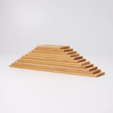 GRIMM'S Building Boards, natural, 11 pieces - playhao - Toy Shop Singapore