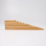 GRIMM'S Building Boards, natural, 11 pieces - playhao - Toy Shop Singapore
