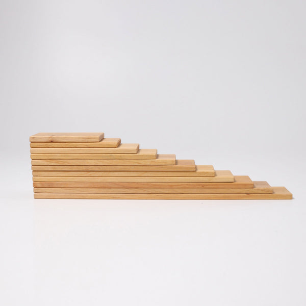 GRIMM'S Building Boards, natural, 11 pieces - playhao - Toy Shop Singapore