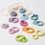 GRIMM'S Building Rings Pastel - playhao - Toy Shop Singapore