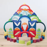 GRIMM'S Building Set Arcs in Squares - playhao - Toy Shop Singapore