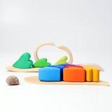 GRIMM'S Building Set Rainbow Hearts - playhao - Toy Shop Singapore