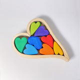 GRIMM'S Building Set Rainbow Hearts - playhao - Toy Shop Singapore
