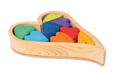 GRIMM'S Building Set Rainbow Hearts - playhao - Toy Shop Singapore