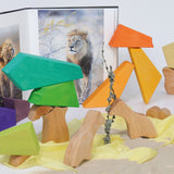 GRIMM'S Building Set Rainbow Lion - playhao - Toy Shop Singapore