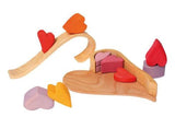 GRIMM'S Building Set Red Hearts - playhao - Toy Shop Singapore