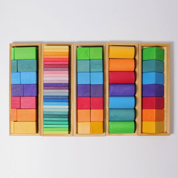 GRIMM'S Building Set Shapes and Colours - playhao - Toy Shop Singapore