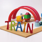 GRIMM'S Building Set Wooden Train (*) - playhao - Toy Shop Singapore