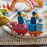 GRIMM'S Building Set Wooden Train (*) - playhao - Toy Shop Singapore