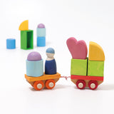 GRIMM'S Building Set Wooden Train (*) - playhao - Toy Shop Singapore