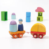 GRIMM'S Building Set Wooden Train (*) - playhao - Toy Shop Singapore