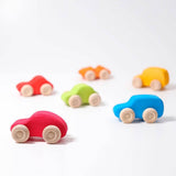 GRIMM'S Colored Wooden Cars / 6 Cars, Colored - playhao - Toy Shop Singapore