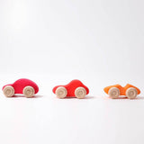 GRIMM'S Colored Wooden Cars / 6 Cars, Colored - playhao - Toy Shop Singapore