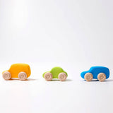 GRIMM'S Colored Wooden Cars / 6 Cars, Colored - playhao - Toy Shop Singapore