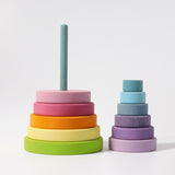 GRIMM'S Large Conical Tower, pastel - playhao - Toy Shop Singapore