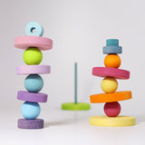 GRIMM'S Large Conical Tower, pastel - playhao - Toy Shop Singapore