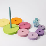 GRIMM'S Large Conical Tower, pastel - playhao - Toy Shop Singapore