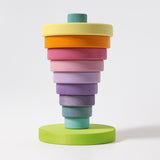 GRIMM'S Large Conical Tower, pastel - playhao - Toy Shop Singapore
