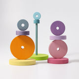 GRIMM'S Large Conical Tower, pastel - playhao - Toy Shop Singapore