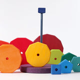 GRIMM'S Large Geometrical Stacking Tower - playhao - Toy Shop Singapore