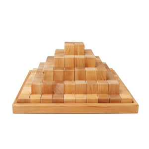 GRIMM'S Large Stepped Pyramid Natural (2023 Release) - playhao - Toy Shop Singapore