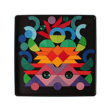 GRIMM'S mini magnetic Puzzle Triangle, Square, Circle with Sparkling Parts - playhao - Toy Shop Singapore