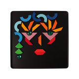 GRIMM'S mini magnetic Puzzle Triangle, Square, Circle with Sparkling Parts - playhao - Toy Shop Singapore
