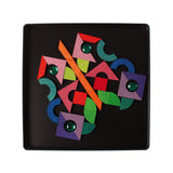 GRIMM'S mini magnetic Puzzle Triangle, Square, Circle with Sparkling Parts - playhao - Toy Shop Singapore