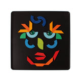 GRIMM'S mini magnetic Puzzle Triangle, Square, Circle with Sparkling Parts - playhao - Toy Shop Singapore
