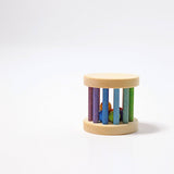 GRIMM'S mini rolling wheel with bells, rainbow colours - playhao - Toy Shop Singapore