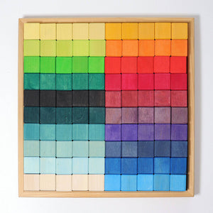 GRIMM'S mosaic square, large, 100 pcs. - playhao - Toy Shop Singapore