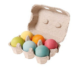 GRIMM'S Pastel Balls / 6 Wooden Balls, Pastel - playhao - Toy Shop Singapore