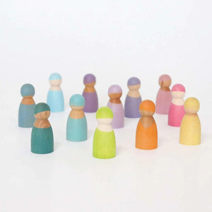 GRIMM'S Pastel Rainbow Friends / 12 Pastel Friends - playhao - Toy Shop Singapore