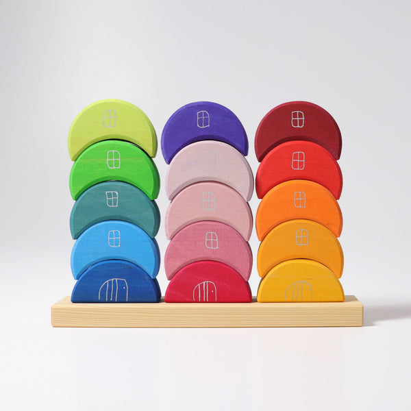 GRIMM'S Piling Game Moon Houses - playhao - Toy Shop Singapore