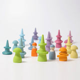GRIMM'S Rainbow Forest, pastel, 12 pieces - playhao - Toy Shop Singapore