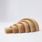 GRIMM'S Rainbow Natural / 6 piece, Medium - playhao - Toy Shop Singapore