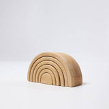 GRIMM'S Rainbow Natural / 6 piece, Medium - playhao - Toy Shop Singapore