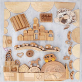 GRIMM'S Rainbow Natural / 6 piece, Medium - playhao - Toy Shop Singapore