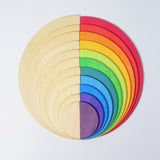 GRIMM'S Rainbow Semicircles, 11 pieces - playhao - Toy Shop Singapore