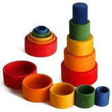 GRIMM'S Red Set Of Bowls - playhao - Toy Shop Singapore