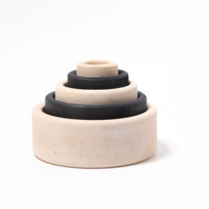 GRIMM'S Set Of Bowls Monochrome (*) - playhao - Toy Shop Singapore