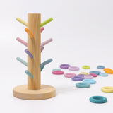 GRIMM'S Sorting Helper Building Rings Pastel - playhao - Toy Shop Singapore