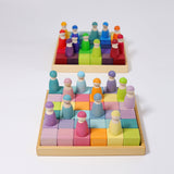 GRIMM'S Square, 36 Cubes, pastel - playhao - Toy Shop Singapore