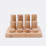 GRIMM'S Stacking Game Small Natural Rollers (*) - playhao - Toy Shop Singapore