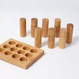 GRIMM'S Stacking Game Small Natural Rollers (*) - playhao - Toy Shop Singapore