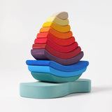 GRIMM'S Stacking Tower Boat - playhao - Toy Shop Singapore