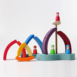 GRIMM'S Stacking Tower Boat - playhao - Toy Shop Singapore
