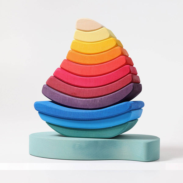 GRIMM'S Stacking Tower Boat - playhao - Toy Shop Singapore